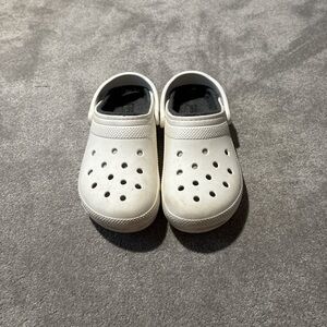 CROCS White Slip-On Loafers